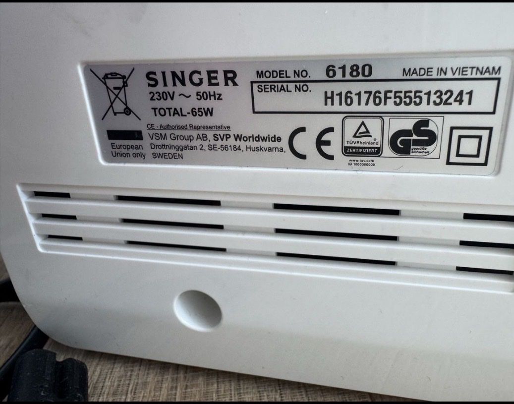 Singer Nähmaschinen: Singer Brilliance 6180 Nähmaschine – Gebraucht aus Uetikon am See von Jolie2009 2