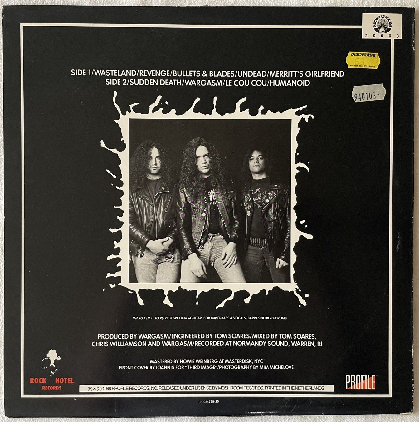 Wargasm – Why Play Around? - LP - 1988 - First Press - OIS (Gebraucht ...