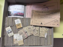 Konvolut Billette Österreichische Bundesbahnen und SBB