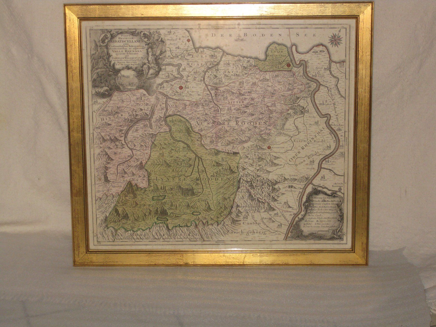 Landkarten & Atlanten: Schweizerkarte vor 200 Jahren. Druck – Gebraucht aus Rüti ZH von Brocki_Rueti