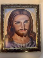 Framed Jesus - Great Condition, Spiritual Decor 30*25 sm