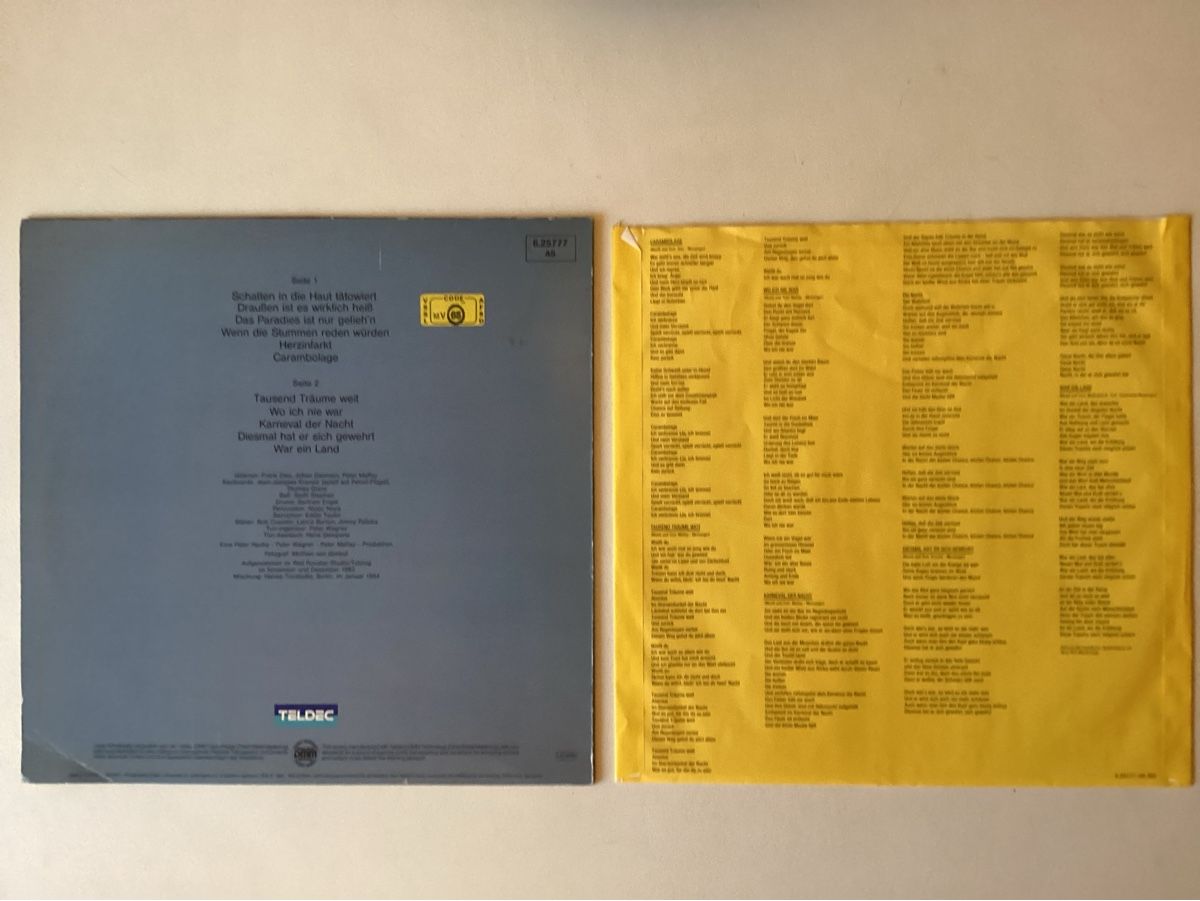 Dischi in vinile: Peter Maffay - Carambolage LP – Usato da Zürich venduto da Rockbyrd 1