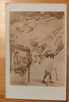 Klosters Vereina Toboggen- Run um 1910