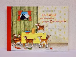 Der Wolf und die 7 Geißlein, Brüder Grimm, Bernadette NEU