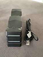 Snakebyte Twin:Charge 4 Schwarze Ladestation für DualShock 4