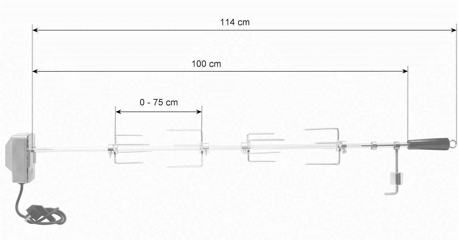 Grils: BBQ-TORO Grillspieß Set - 100 cm – Neuf avec emballage d'origine à Bottighofen par zaap 2