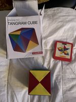 Magnetisches Tangram Cube Geduldspiel