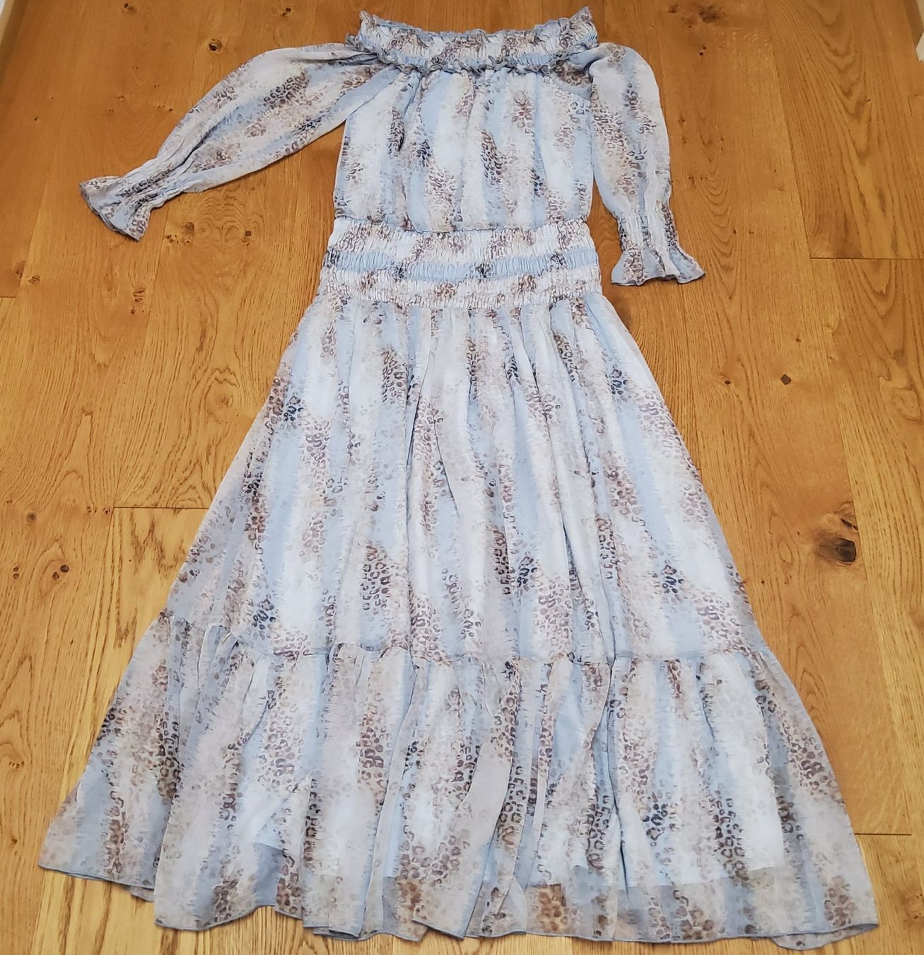 Robes: Off-Shoulder Maxi-Kleid: Urlaub, Strand, Boho, Bali – Neuf (Voir description) à Naters par 3904Naters 1