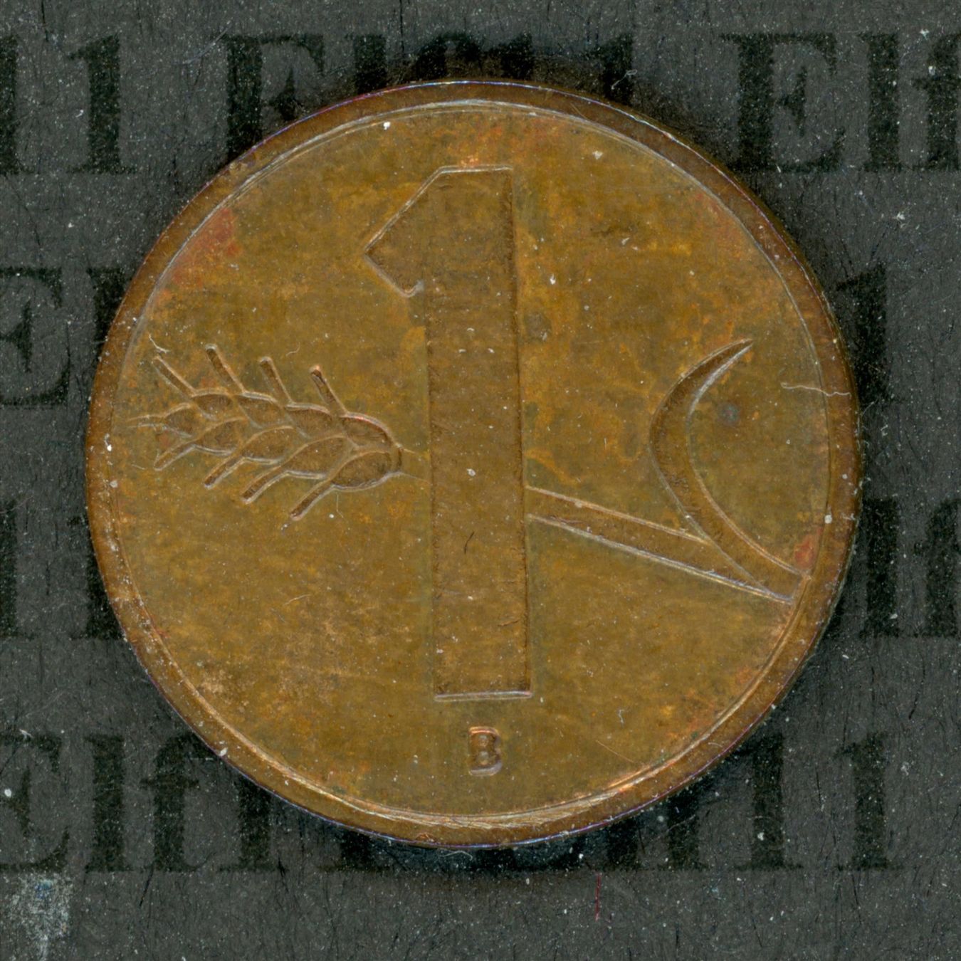 Tutti le monete: CHF___0.01 1955 -vz 1 Rappen – Usato da Widnau venduto da Elf11 1