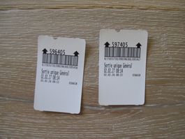 lot de 2 tickets de parking Malley lumière
