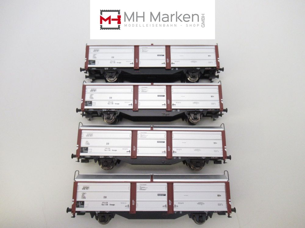 Märklin 48451, coffret 3 wagons à benne basculante type Fas 126 DB neuf BO