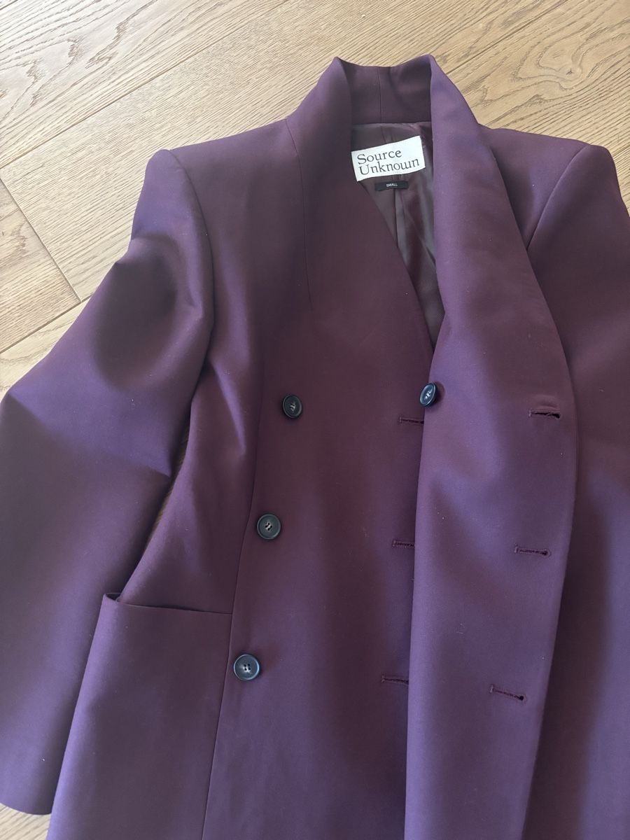 Kleider: Source Unknown Blazer Kleid Gr. S 34/36 bordeaux – Neu und originalverpackt aus Zürich von yves-fck 4