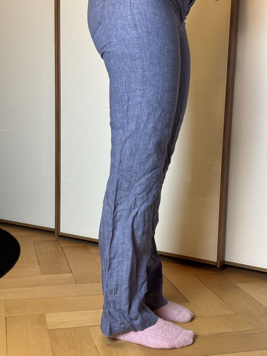 Gerry Weber Hosen:  Gerry Weber Leinenhose, blau – Gebraucht aus Bern von llina257 1