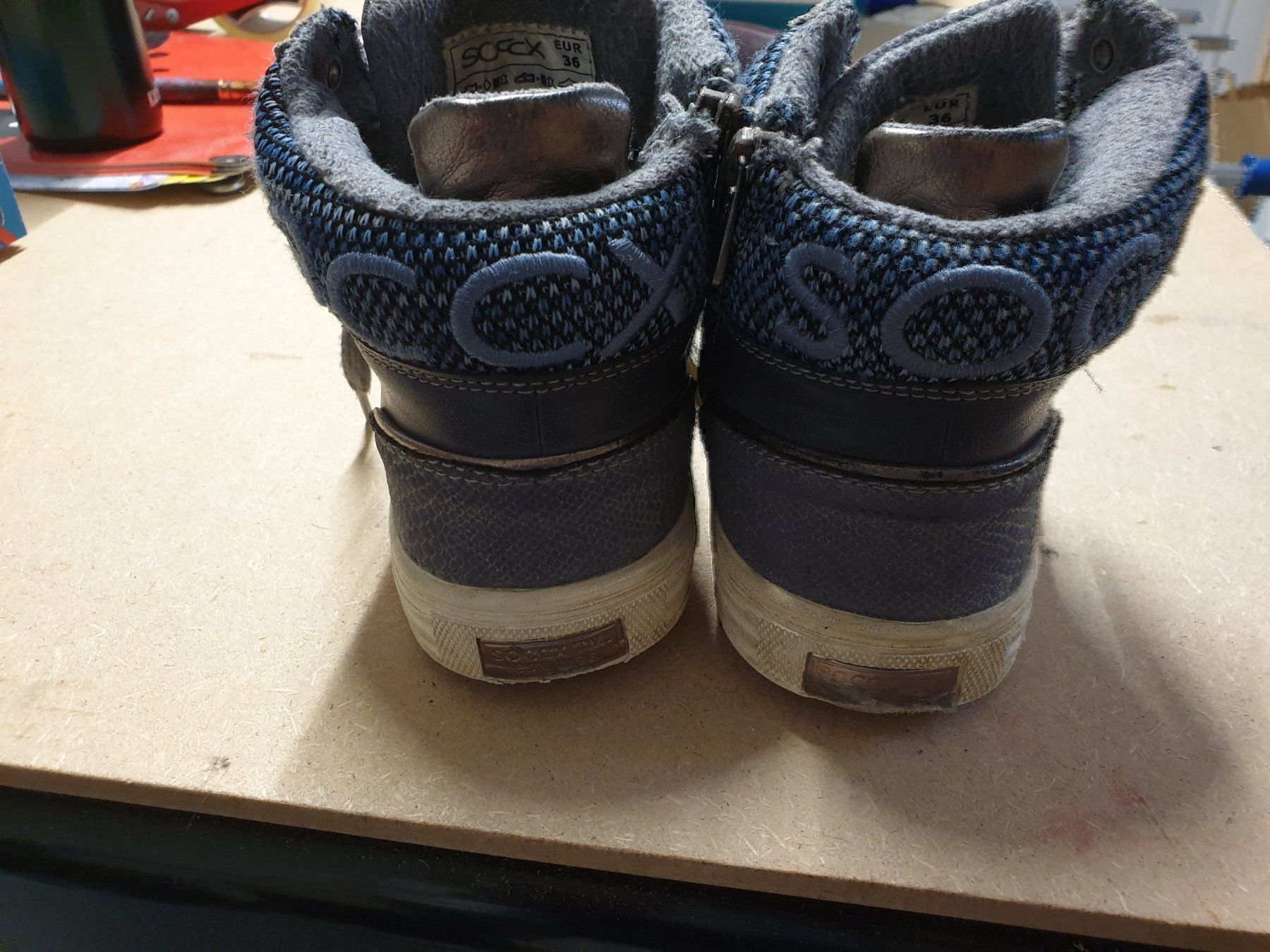 Scarpe per ragazze: SOCCX Turnschuhe Gr. 36 Leder – Usato da Killwangen venduto da KIANA08 2