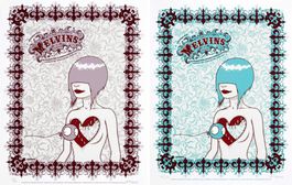 TARA McPHERSON - MELVINS PINK + BLUE VARIANT - SIEBDRUCK
