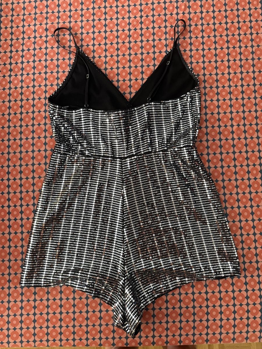 Tute: silberner Jumpsuit forever 21 S 36 – Usato da Adliswil venduto da wio_78dl 1