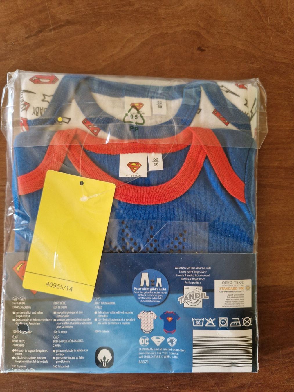 Biancheria intima: NEU Bodyset Superman 62 / 68 – Nuovo (secondo la descrizione) da Giswil venduto da movo08 1