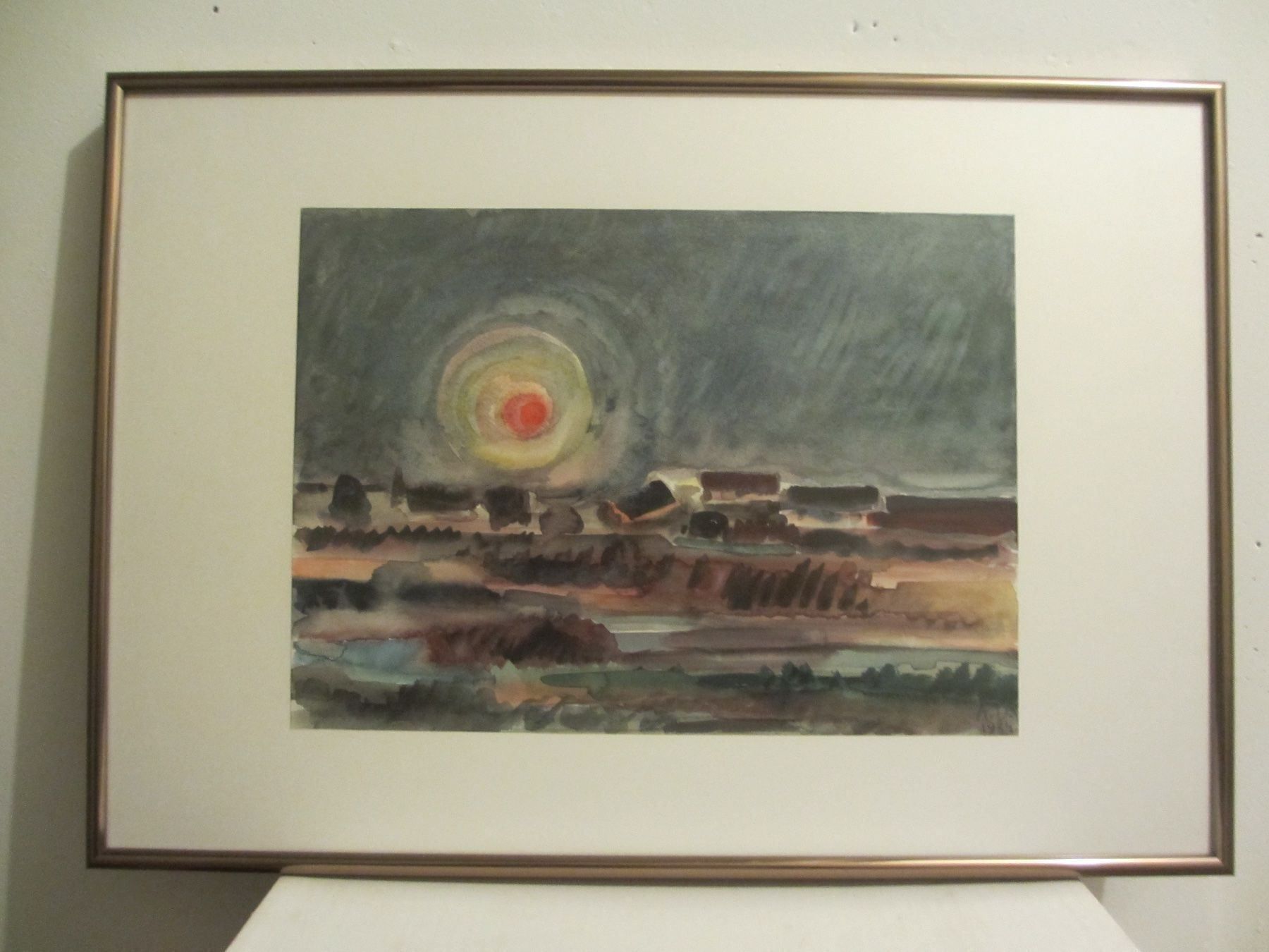 Dipinti: ORIGINAL Aquarell mit schönem Rahmen - ein Geschenk? – Nuovo e nell'imballaggio originale da Adliswil venduto da Shee 1