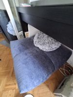 pouf bleu