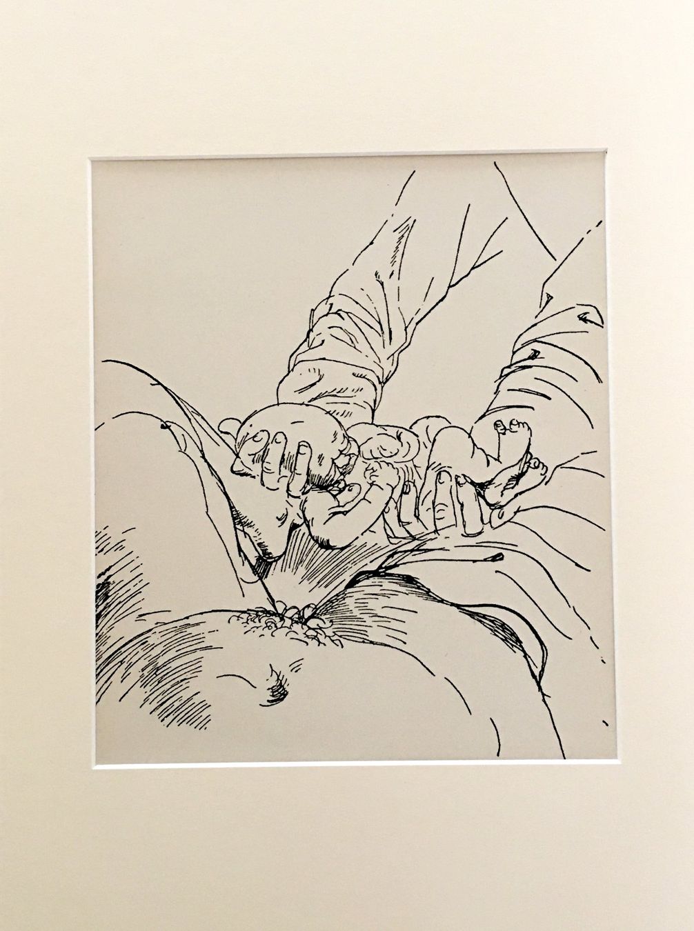 Grafica & Litografie: Otto Dix       "Neugeborenes Kind"    Strichätzung – Usato da Nennigkofen venduto da juhit 1