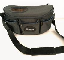 Angel-Tasche mit geflochtenem Korb olivgrün neuwertig