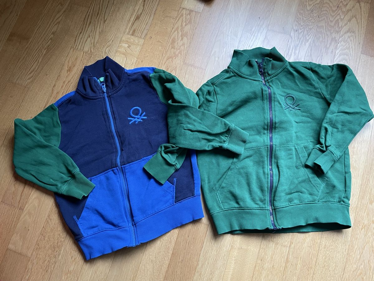 Benetton Maglioni & Felpe: 2x Benetton Sweatjacke,Gr. 130 – Usato da Bern venduto da brup