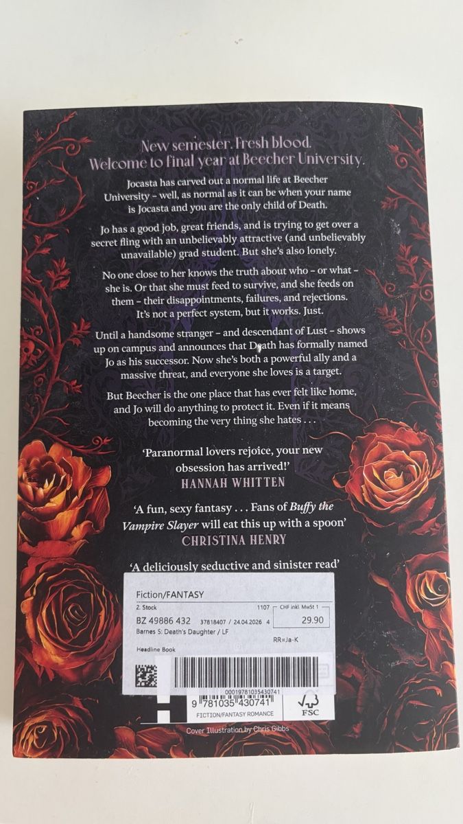 Libri: Death's Daughter by S.A. Barnes – Nuovo (secondo la descrizione) da Bern venduto da ece_nxk7 1