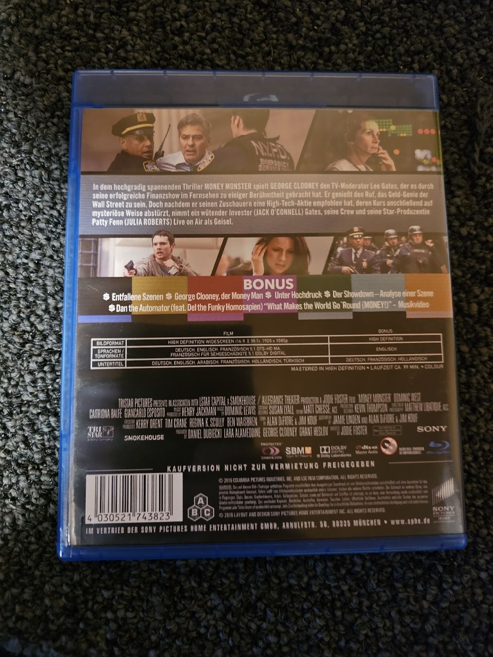 Alle DVDs: Money Monster - spannender Thriller Bluray – Gebraucht aus Ruswil von jan_bxl5 1