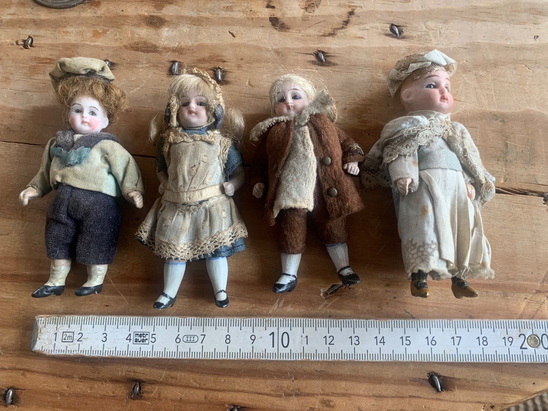 Bambole: 4 antike Puppen – Usato da Bibern SO venduto da wecafra