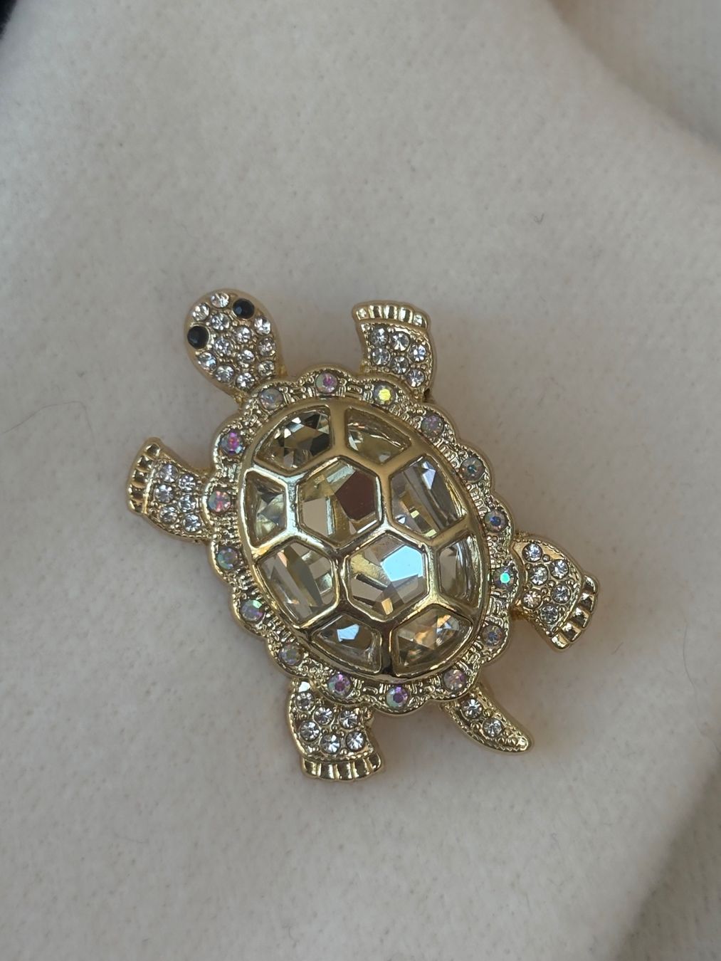 Broches & Aiguilles: Luxus Elegante  Brosche Schildkröte 🐢 Farbe: Gold – Neuf (Voir description) à Biel-Bienne par Roserosse13 3