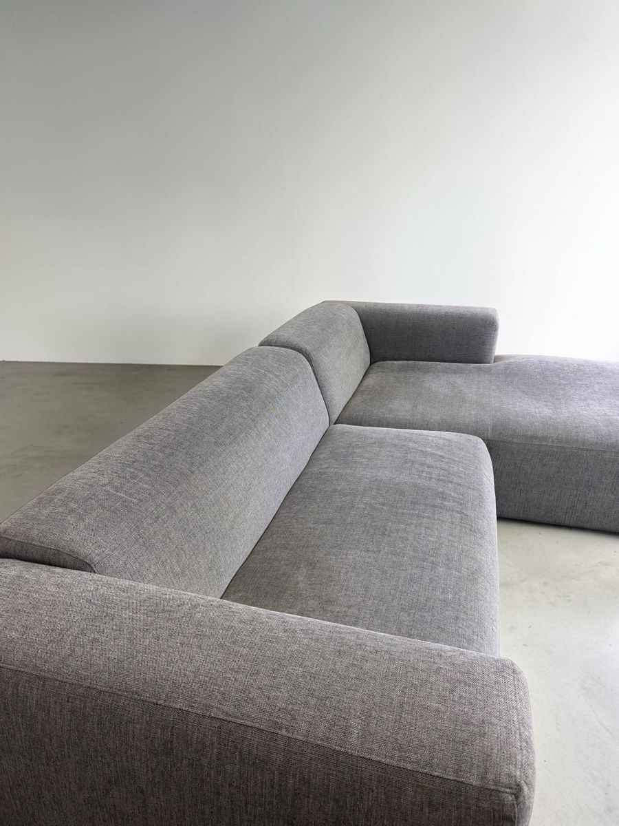 Sofas: SITS ECKSOFA AUS HELLGRAUEM STOFF – D'occasion à Bachenbülach par Sofalab.swiss 1