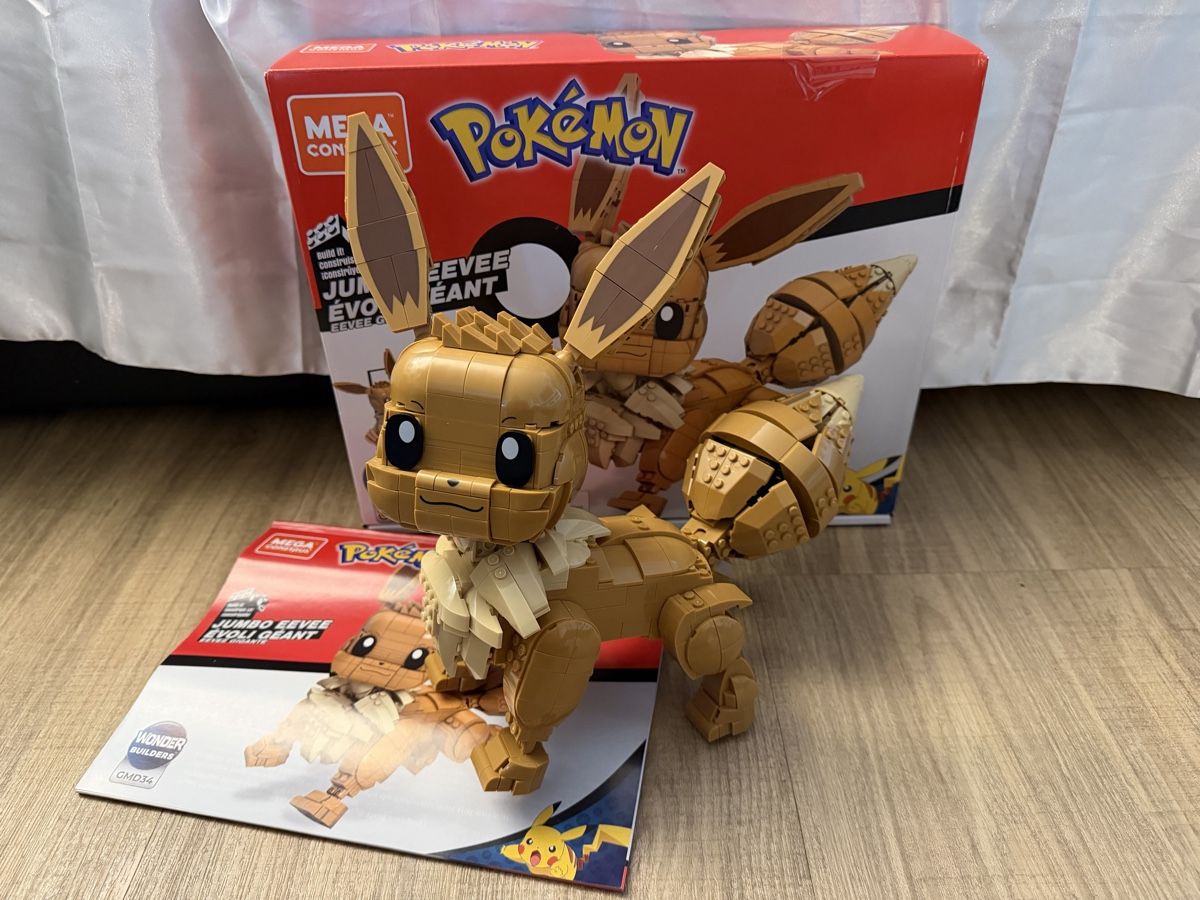 Mega Baukästen: Mega Construx Pokémon Jumbo Evoli Aufgestellt – Gebraucht aus Bern von Blueangel6 5