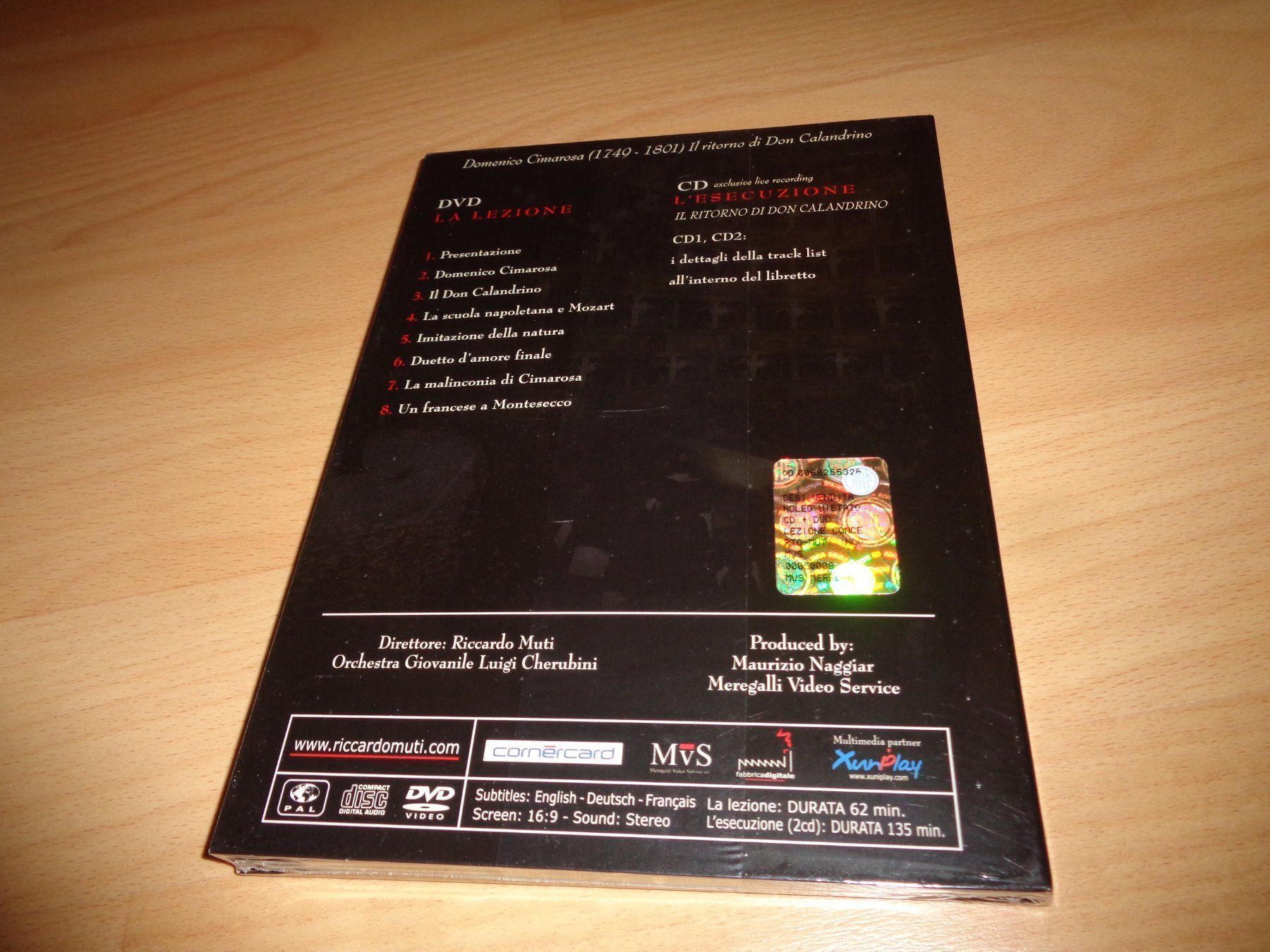 Tutti i DVDs: Riccardo Muti - Lezioni Concerto DVD/CD – Nuovo e nell'imballaggio originale da Olten venduto da Disc-Verkauf 1