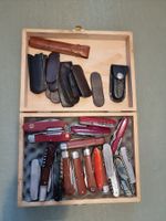 Messer Sammlung Konvolut, Militärmesser, mit Etuis