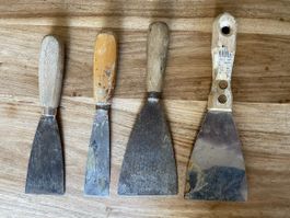 Spachtel Set 4 teilig gebraucht guter Zustand