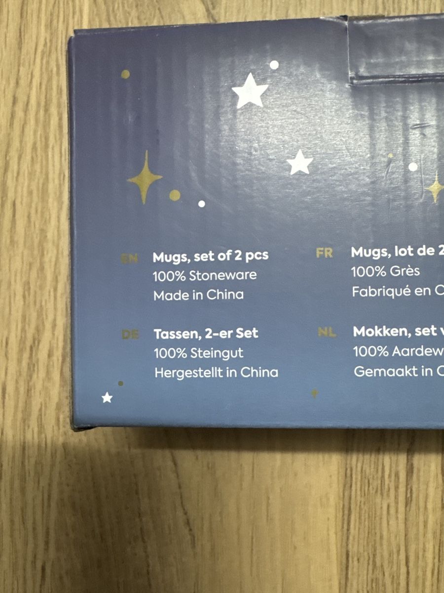 Coop Tazze: 2er Set Steingut Tassen, Neu & Originalverpackt! – Nuovo e nell'imballaggio originale da Zürich venduto da Kia78 2