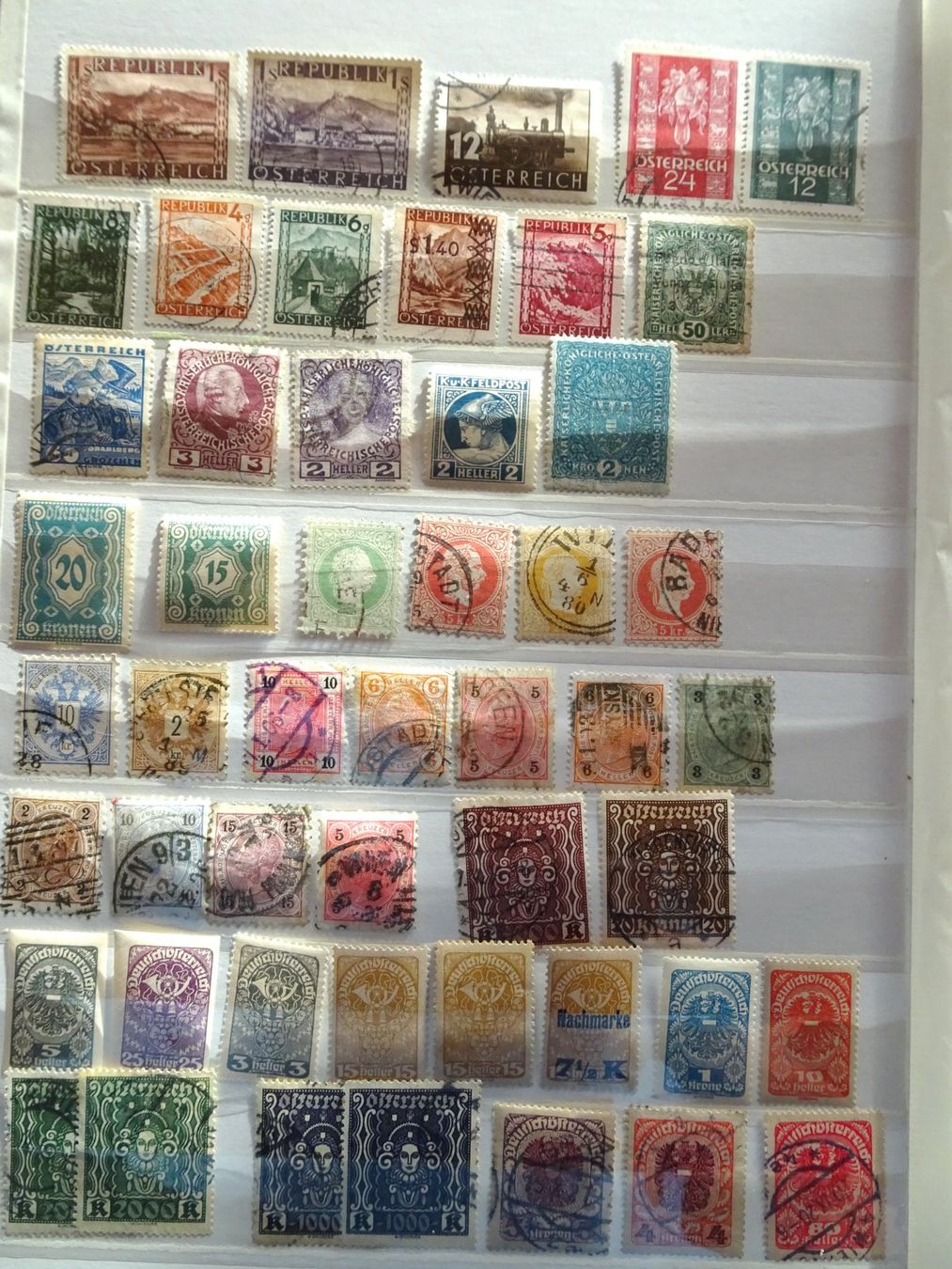 Tutti i francobolli: Briefmarken Österreich – Usato da Feldbrunnen venduto da MarcusSO 5