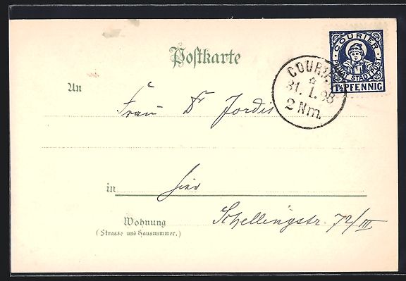 Ansichtskarten: München, Private Stadtpost, Maximiliane – Gebraucht aus Berlin von bartko-reher