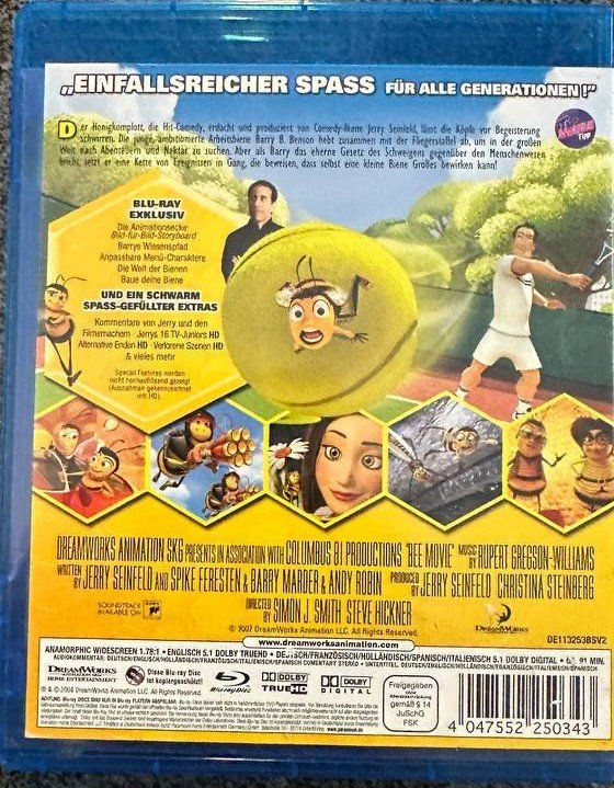 Tutti i DVDs: Bee Movie - Das Honigkomplott Blu-ray Disc – Usato da Beringen venduto da Mantafisch1 1