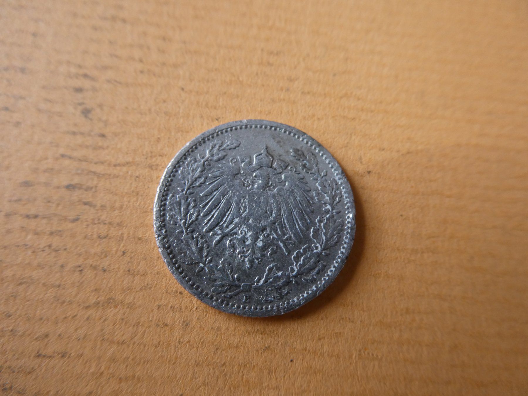 Tutti le monete: Dt. Reich 1905 E, 1/2 Silbermark – Usato da Hinterforst venduto da Rohusri 1