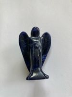 Sodalith Engel Figur, Handschnitzerei, Glücksbringer!