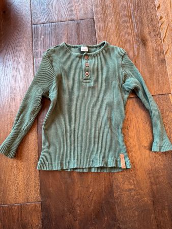 Langarmshirt gerippt Gr. 98/104
