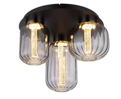 GLOBO Fluoro Deckenleuchte LED Schwarz (20549)