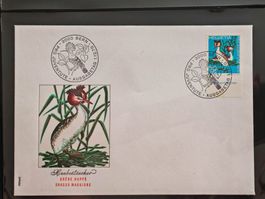 Ersttagsbrief, Haubentaucher, Pro Juventute 1970, Bern