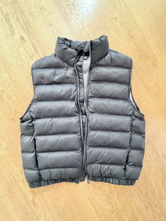 Stepp-Weste / Gilet von Zara, Gr. 152, anthrazit