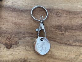 Schlüsselanhänger mit Chip / Münze für Einkaufswagen