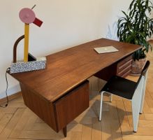 Hilker Teak 60s madmen Schreibtisch Desk knoll büro vitra