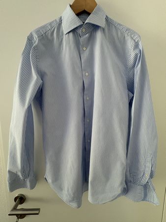 Boggi Milano Striped Cotton Shirt - Size 41 - Slim Fit