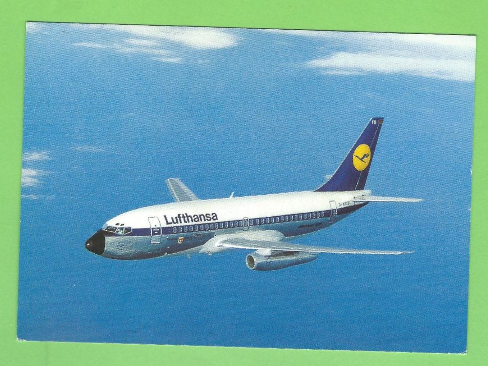 Ansichtskarten: Lufthansa B 737 – Gebraucht aus Zürich von t24_de