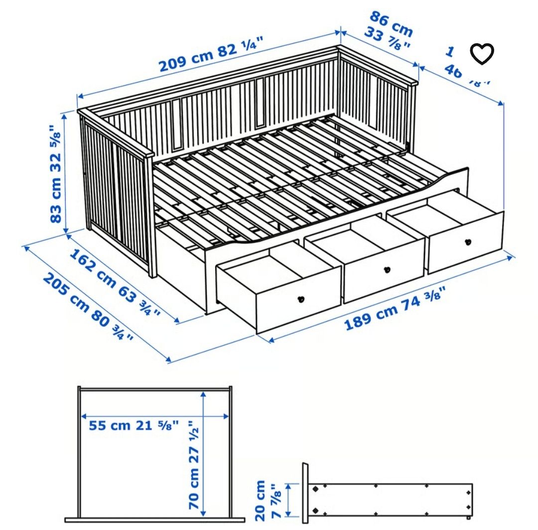 Ikea Betten: Gästebett zu verkaufen – Gebraucht aus Müllheim Dorf von nic_tl7s 3